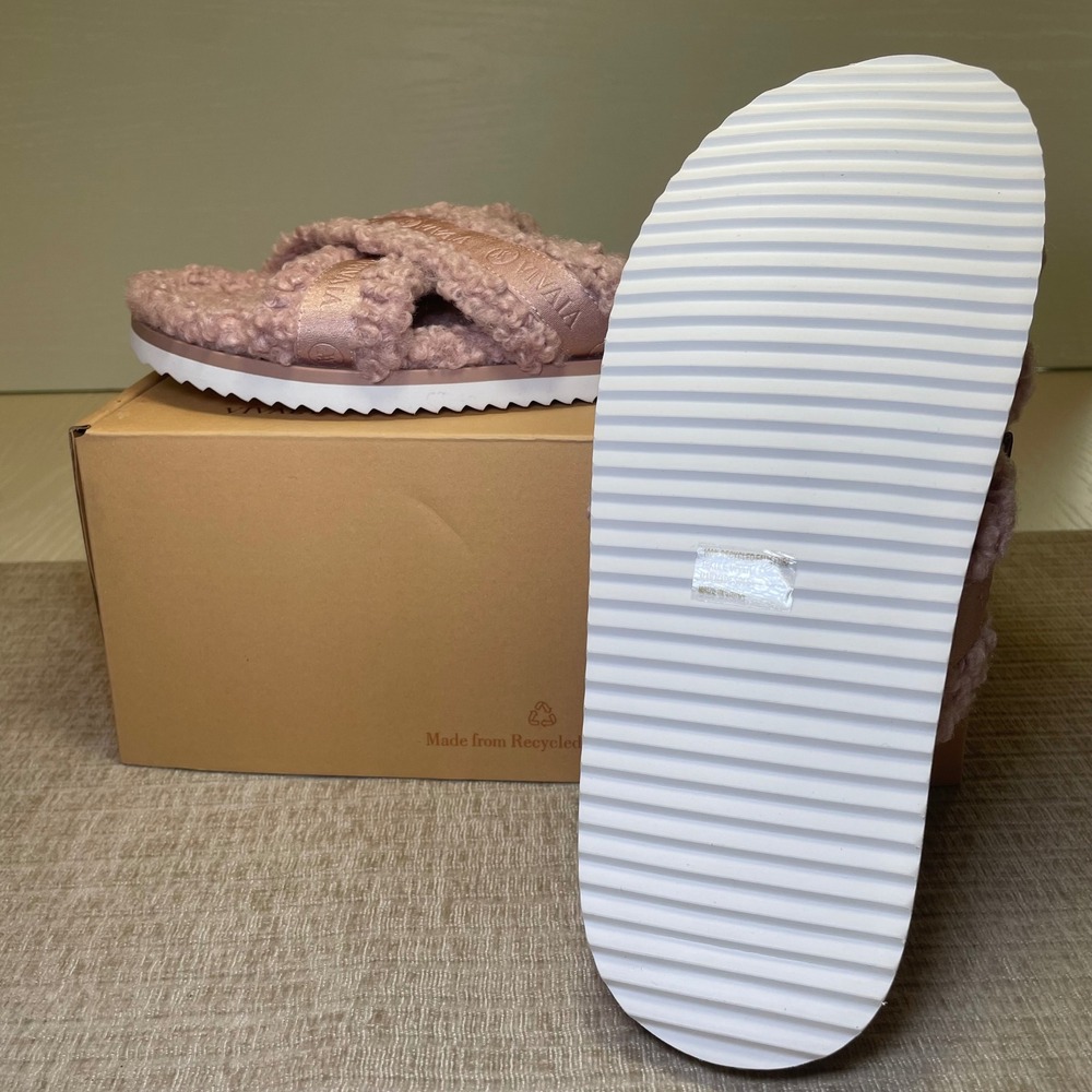 VIVAIA Furry Criss-Cross‎ Strap Slippers (Hannah) – EU 38 / US 7–7.5 - Picture 7 of 9